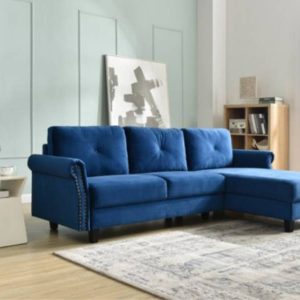 Sofa rút trám tân cổ điển PITERET 2800x1750 da bò Ý