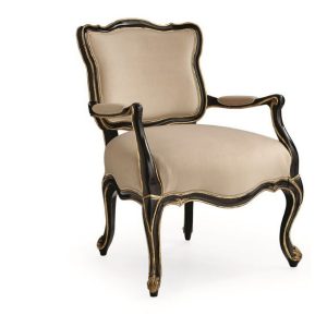 Ghế đơn tân cổ điển THE PARISIAN CHAIR gỗ óc chó, vải/da tiêu chuẩn