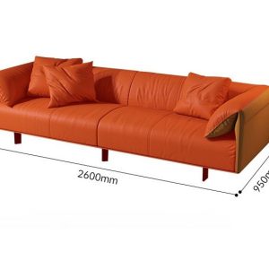 Sofa cao cấp LATUSRE' 2600x950, da bò Ý hãng Masstrotto - 1