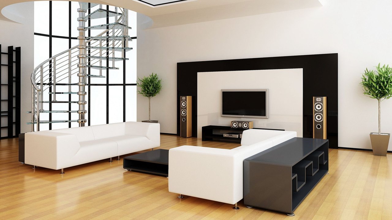 Bộ sofa tối giản hết mức với đường nét vuông vắn, màu sắc sạch sẽ 
