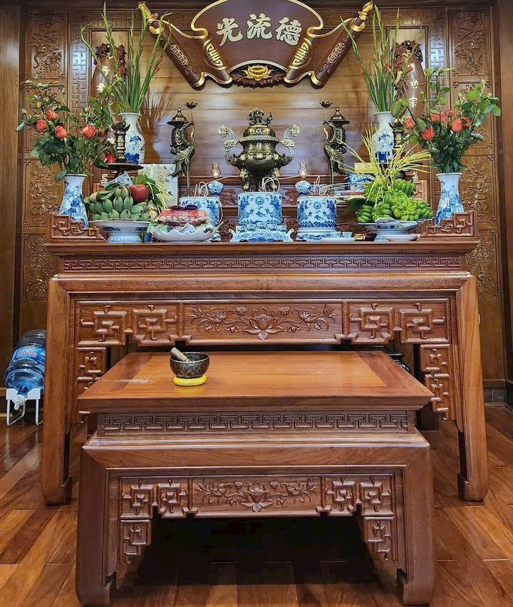 Cặp án thờ gỗ sồi nga 197cm Cặp án thờ gỗ sồi nga 197cm